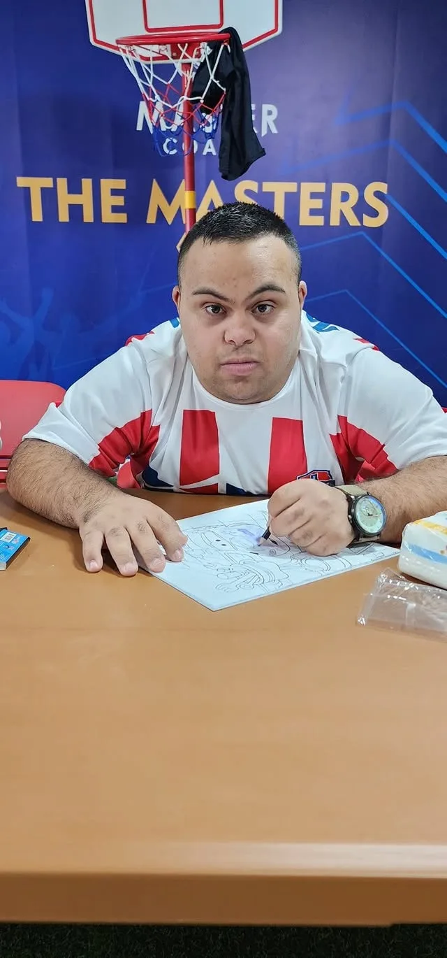 نشاط " يلا نرسم " لفئة الهمم 